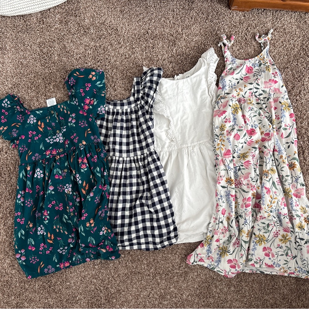 Girls Dresses - Small / 6X - Set of 4